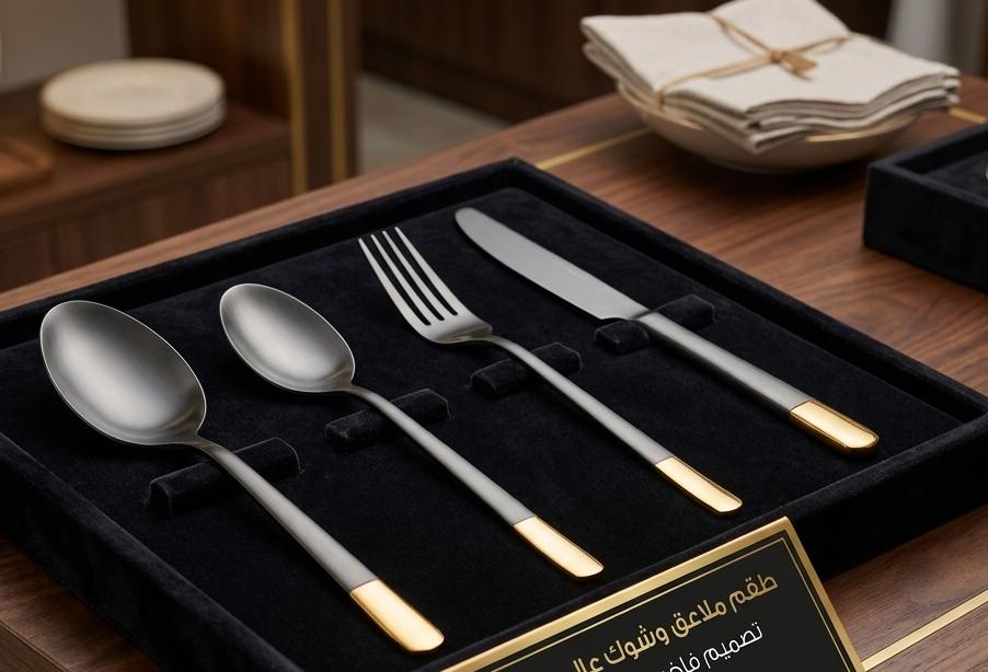 طقم أدوات مائدة فاخر مع حقيبة تخزين – 86 قطعة
